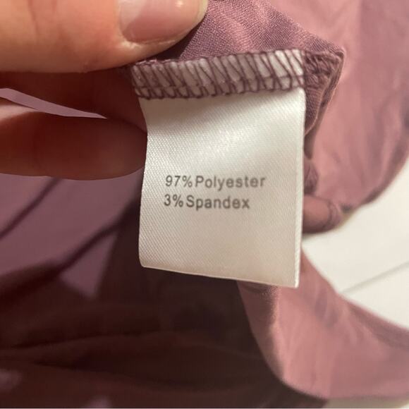 NWT Dusty‎ Purple Short Sleeve Faux Wrap Ruffle Midi Dress Women’s Size XXL - Picture 10 of 12